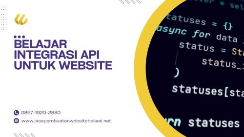 Belajar Integrasi API Untuk Website
