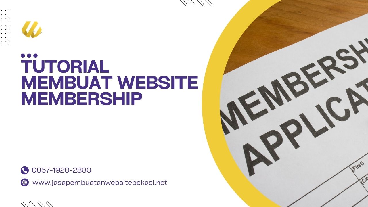 Tutorial Membuat Website Membership