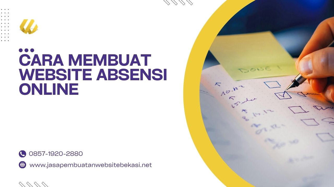 Cara Membuat Website Absensi Online